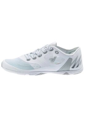 Varsity White and Light Gray Kids Sneakers